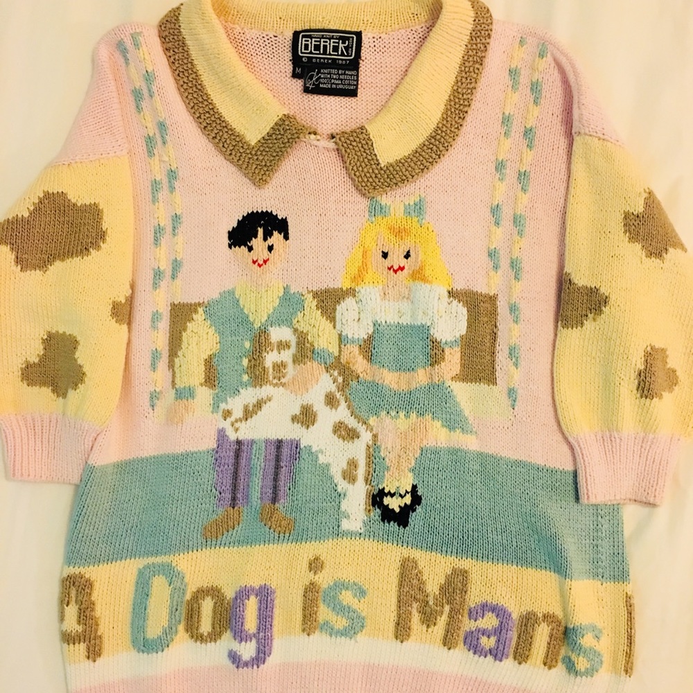 “A Dog is Mans Best Friend” Vintage Berek New York